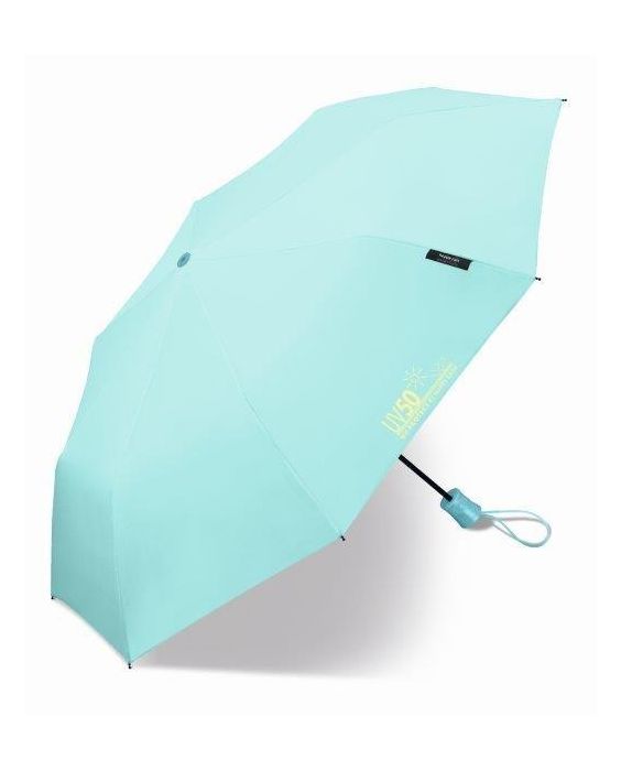 Happy Rain - Mini umbrella with UV protection - Automatic - Blue