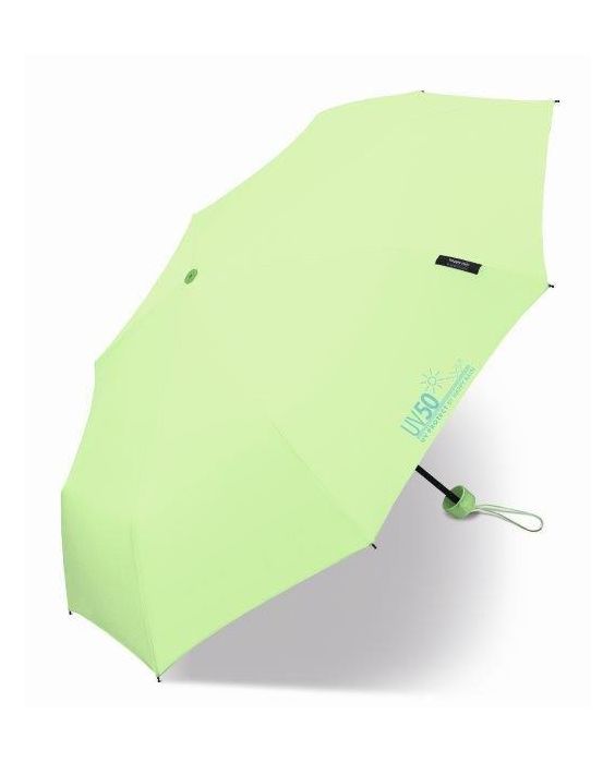 Happy Rain - Super mini umbrella with UV protection - Manual - Green