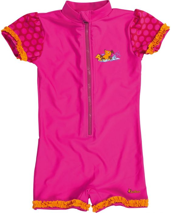 Playshoes - One Piece UV Swimsuit Kids- Mouse pink