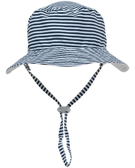 Snapper Rock - UV Bucket Hat for kids - Reversible - White/Navy
