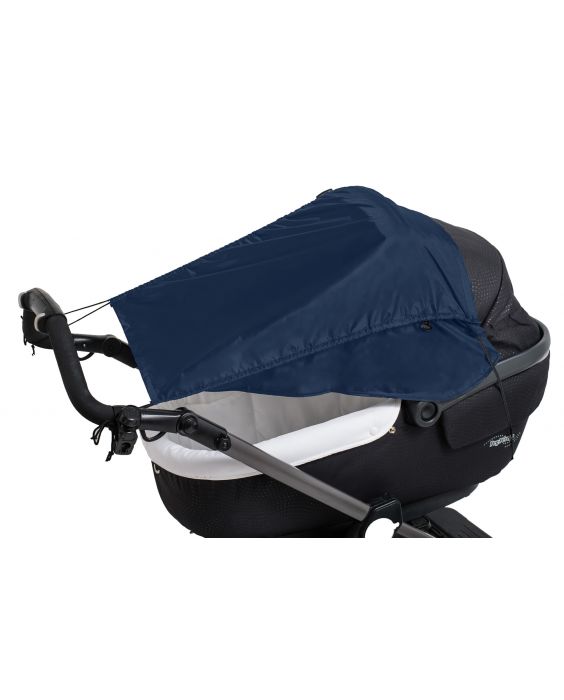 Altabebe - Universal UV sun screen with side protection for strollers - Navy Blue