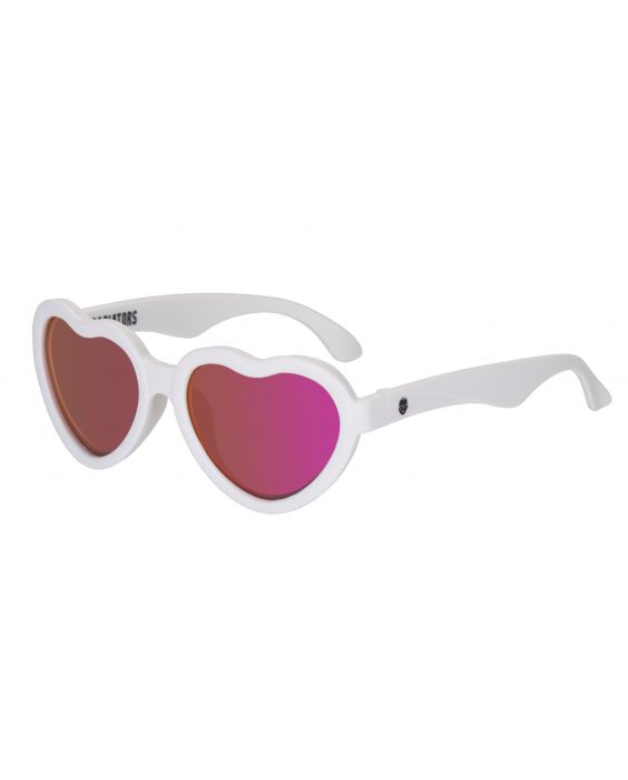 Babiators - polarized UV sunglasses for kids - The Sweetheart - White