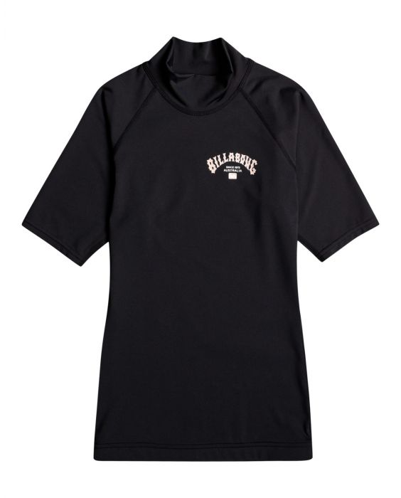 Billabong - UV Rashguard for women - Short sleeve - Design - Black Pebble