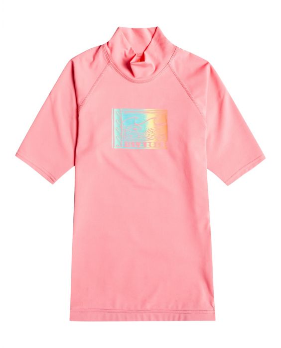 Billabong - UV Rashguard for women - Short sleeve - Design - Pink Sunset