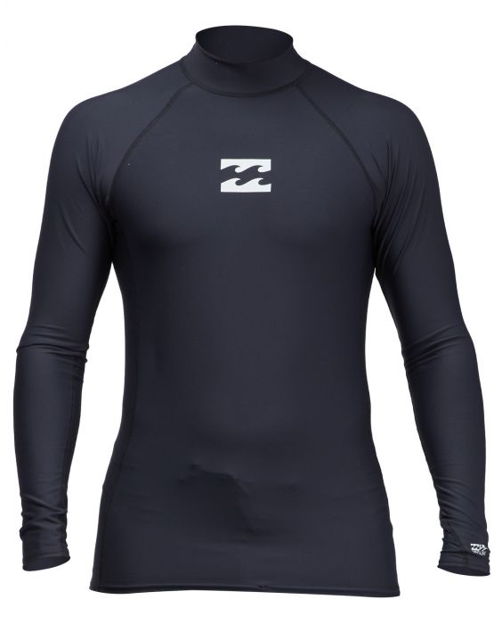 Billabong - UV Rashguard for men - Short sleeve - All day wave  - Black