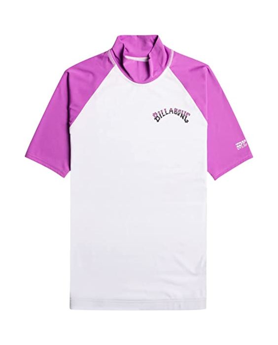 Billabong - UV Rashguard for women with short sleeves - Sunny Side - UPF50+ - Bright Orchid