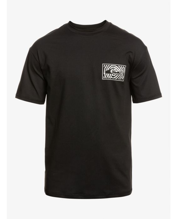 Quiksilver - UV Surf T-shirt for men - Mix Session Short sleeve - UPF50 - Black