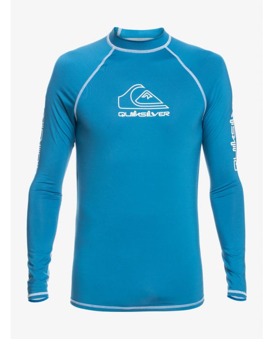 Quiksilver - UV Rashguard for men - On Tour Long sleeve - UPF50 - Snorkel Blue