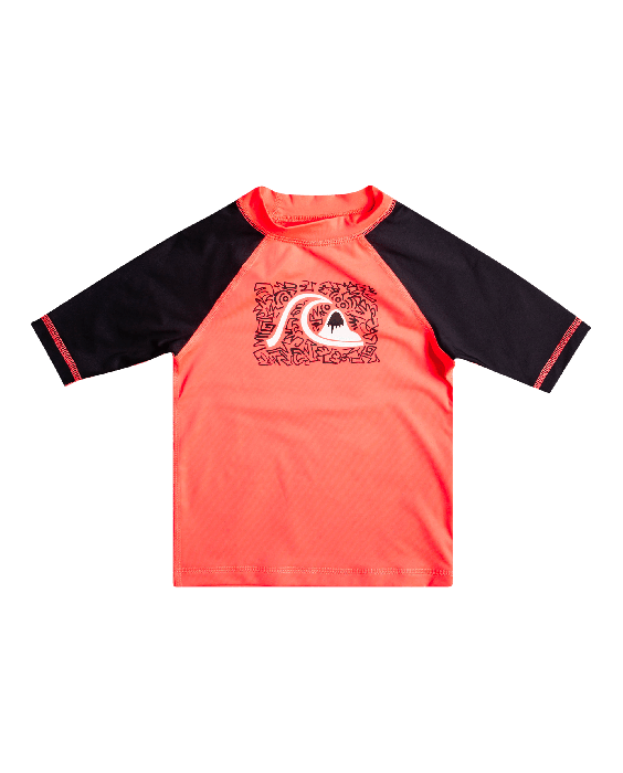 Quiksilver - UV Swimming shirt with long sleeves for boys - Next gen - Fiery coral