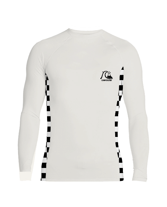 Quiksilver - UV Rashguard with long sleeves for men - Arch - White