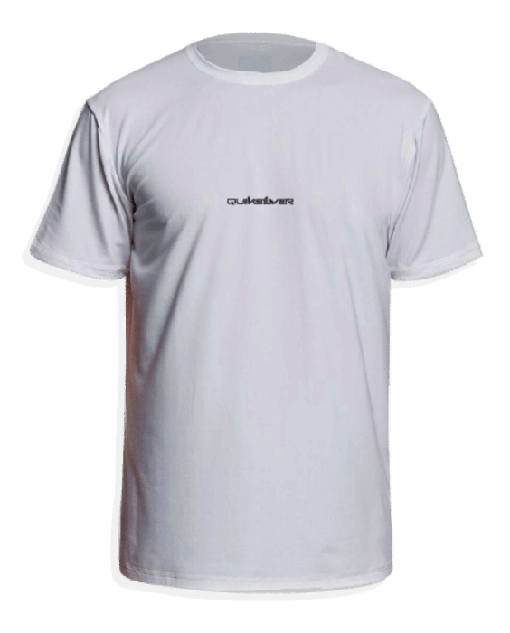Quiksilver - UV Swimming shirt with short sleeves for men - White