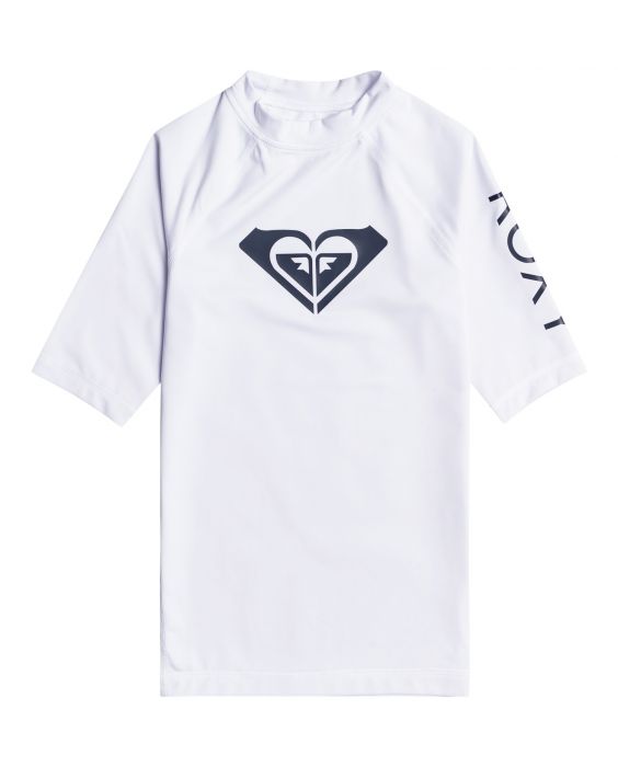 Roxy - UV Rashguard for girls - Whole Hearted - Short sleeve - Bright White