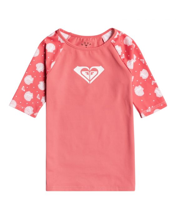 Roxy - UV Swim shirt for little girls - Shella - Desert Rose