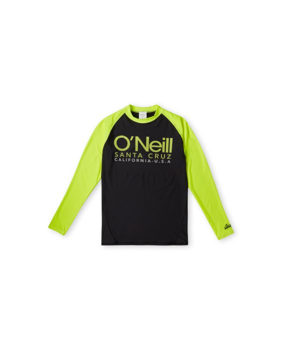 O'Neill - UV Longsleeve skin for boys - Cali - Black/Neon Yellow