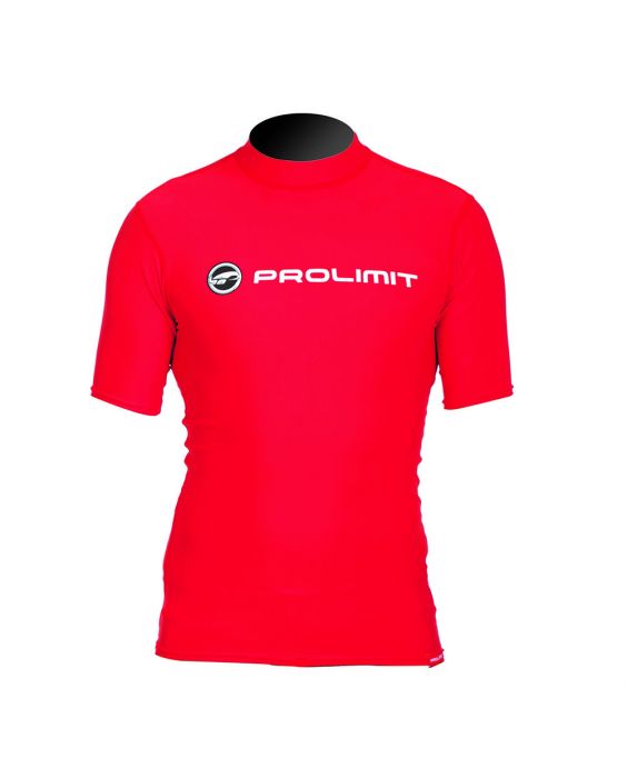 Prolimit - Swim shirt for men with short sleeves - Red
