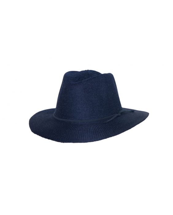 Rigon - UV fedora hat for women - Jacqui - Navy blue