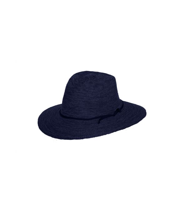 Rigon - UV fedora hat for women - Jacqui - Mixed navy blue
