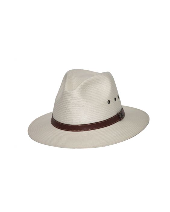 Rigon - UV fedora hat for men - Apollo - Cream white