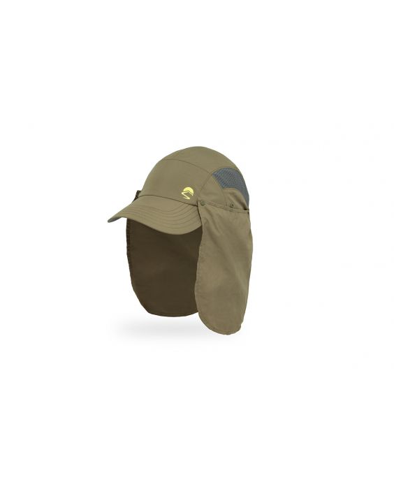 Sunday Afternoons - UV Adventure stow hat with neck cape for adults - Outdoor - Dark Khaki