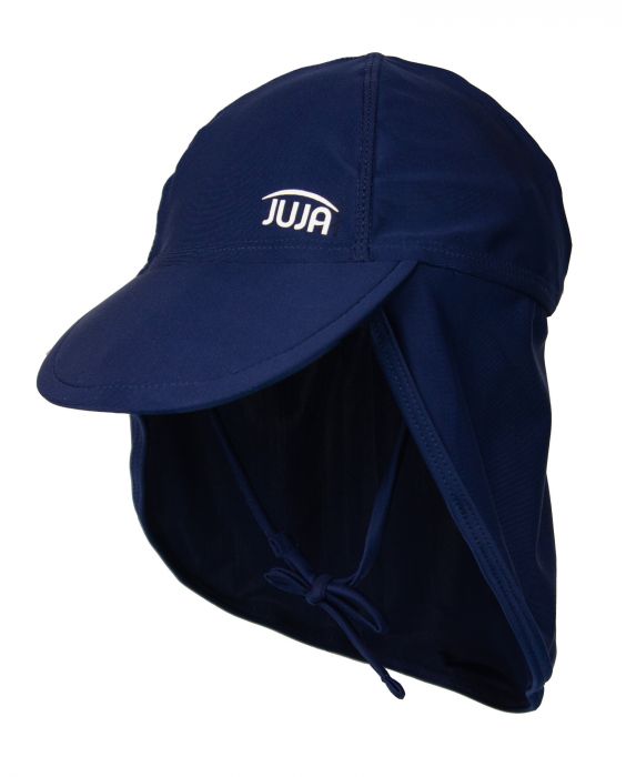 JUJA - UV Sun cap for babies - With drawcord - Solid - Navy 