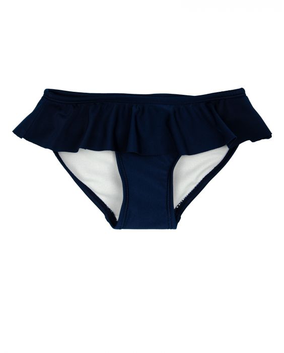 JUJA - UV Bikini bottom with frills - UPF50+ - Solid - Navy blue