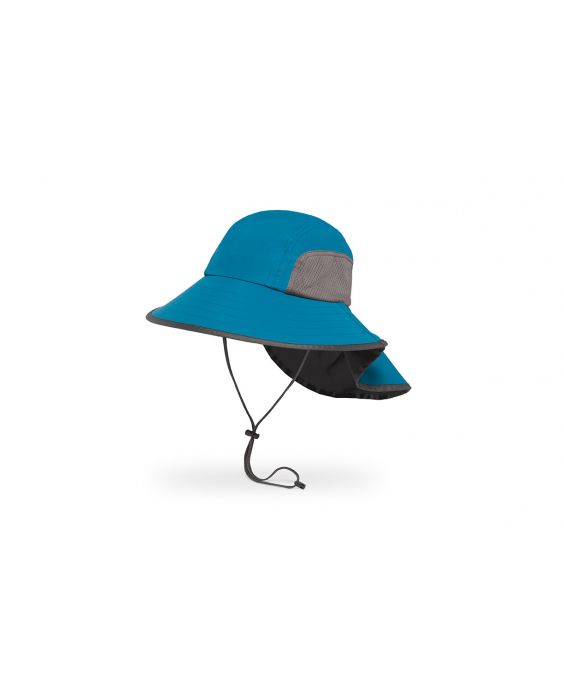 Sunday Afternoons - UV Original Adventure hat with neck cape for adults - Outdoor - Blue Moon/Charcoal
