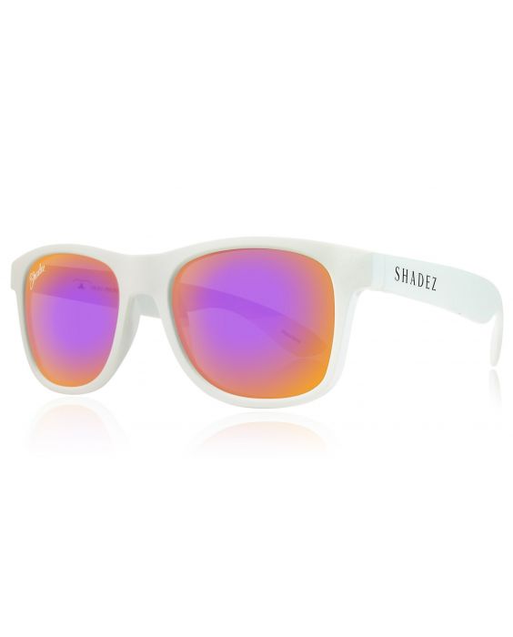 Shadez - polarized UV sunglasses for adults - White/Purple