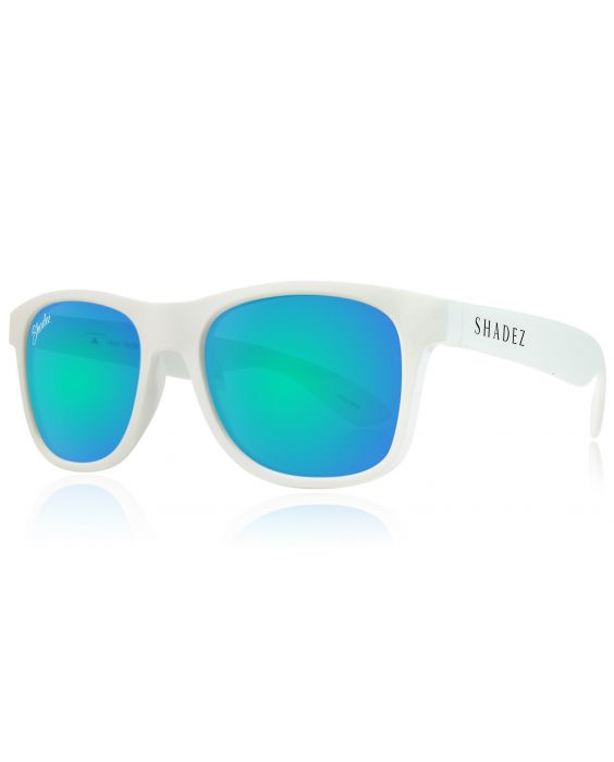 Shadez - polarized UV sunglasses for adults - White/Ocean