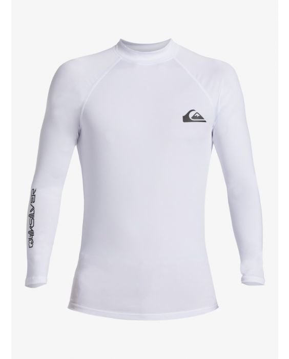 Quiksilver - UV Surf T-shirt for men - Everyday - Long sleeve - UPF50+ - White