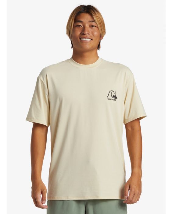 Quiksilver - UV Surf T-shirt for men - DNA Surf - Short sleeve - UPF50+ - Oyster White