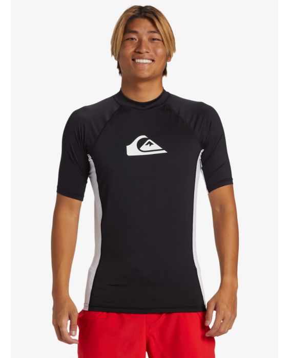 Quiksilver - UV Surf T-shirt for men - Everyday - Short sleeve - UPF50+ - Black
