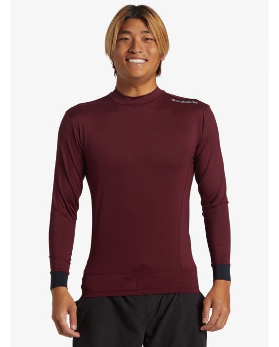 Quiksilver - UV Surf T-shirt for men - Highline - Long sleeve - UPF50+ - Wine