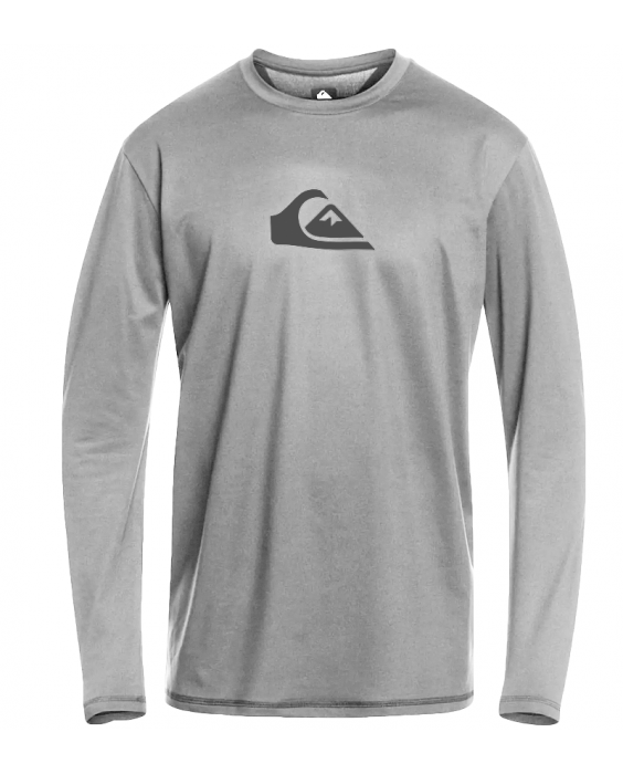 Quiksilver - UV Surf T-shirt for boys - Solid Streak Long sleeve - UPF50 - Gray Violet
