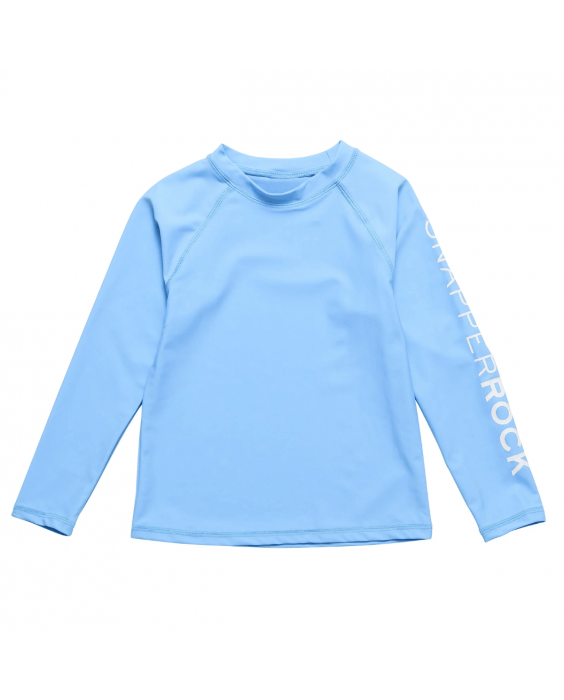 Snapper Rock - UV Rash top for kids - Long sleeve - UPF50+ - Water Blue