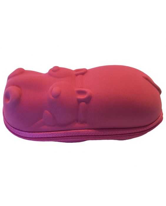 Banz - Sunglasses case for kids - Hippo - Pink