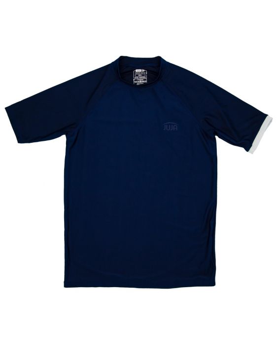 JUJA - UV Swim shirt with short sleeves for men - UPF50+ - Solid - Navy blue