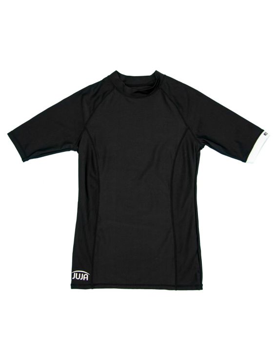 JUJA - UV Swim shirt with short sleeves for women - UPF50+ - Solid - Black