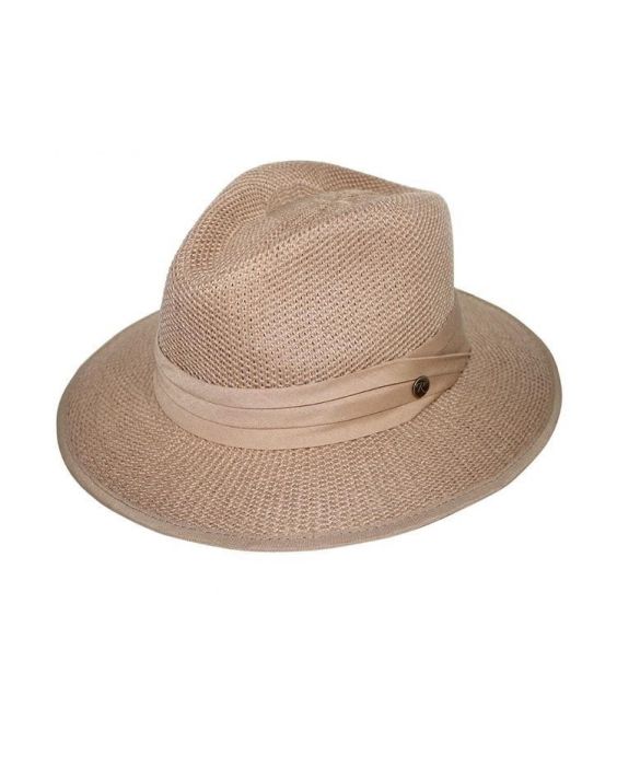 Rigon - UV Fedora hat for men - Mandalay - Beige