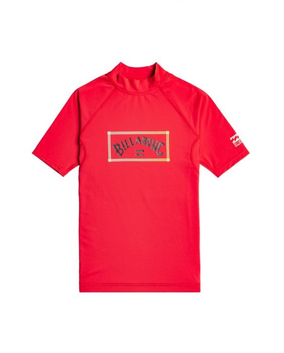 Billabong - UV Rashguard for boys - Short sleeve - Unity - Red