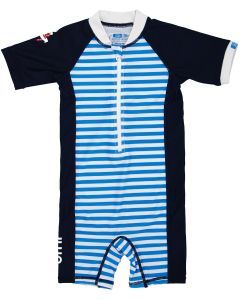JUJA -  UV Swim suit for babies - short sleeves - Captain - Blue