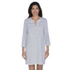 Coolibar - UPF 50+ Women's Oceanside Tunic Dress - Navy/White Stripe