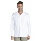 Coolibar - UV Sport Polo for men - Longsleeve - Erodym Golf - White