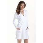 Coolibar - UPF 50+ Women's Poolside Cover Up Hoodie - White