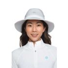 Coolibar - UV Golf Hat for adults - Matchplay - Silver/White