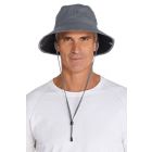 Coolibar - UV Featherweight Bucket Hat for men - Chase - Carbon/Black