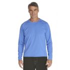 Coolibar - Men's Long-Sleeve Swim Shirts - surf blue