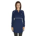 Coolibar - Ruche Swim Shirt - navy