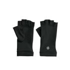 Coolibar - UV resistant fingerless gloves for adults - Ouray - Black
