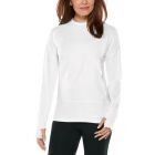 Coolibar - UV Relaxed Shirt for women - Long sleeve - LumaLeo - Solid - White 