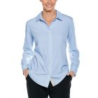 Coolibar - UV Shirt for women - Hepburn Blouse - Light blue